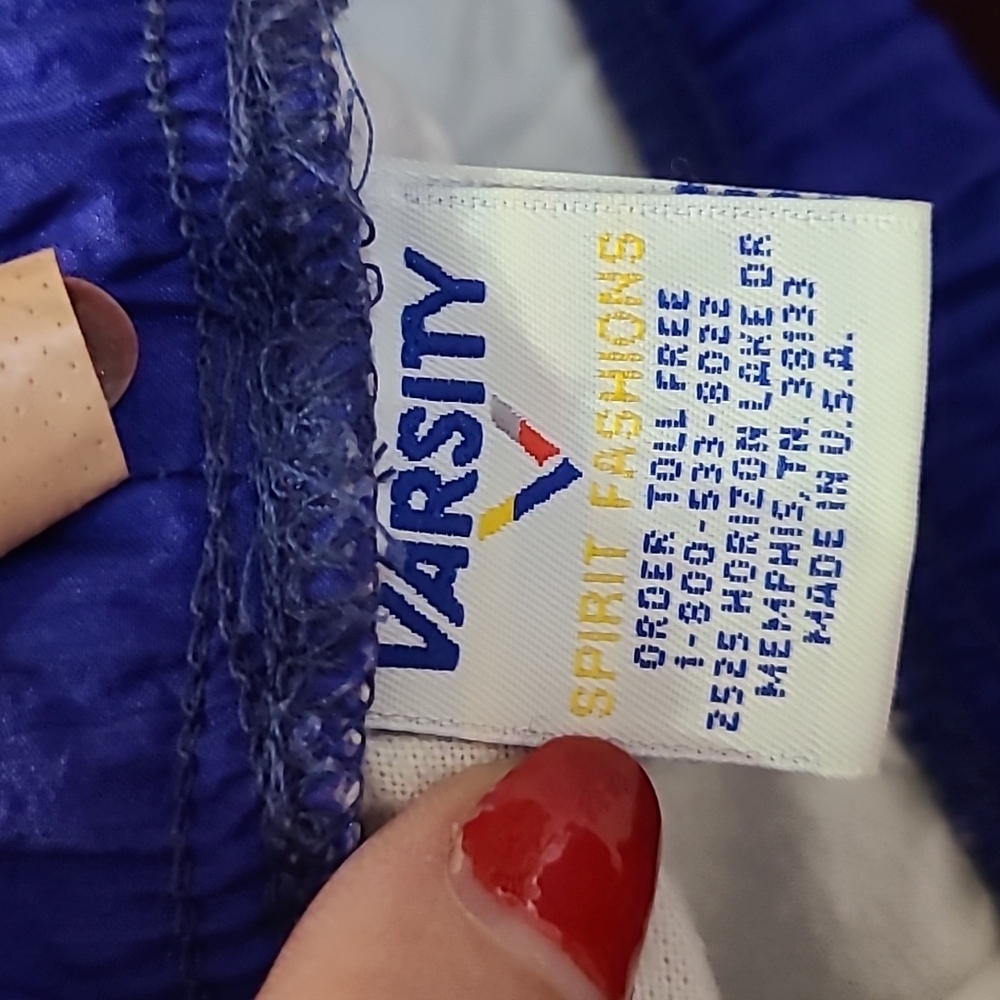 Pants Size Medium Royal Blue Nylon Lightweight Lined Sporty Casual Streetwear - Picture 6 of 7